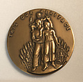 Medal, Carl G. Mose (American (born Denmark), Copenhagen 1903–1973 New Windsor, Maryland), Bronze